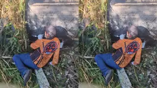 Desconcierta a rescatistas y pobladores hallazgo de camioneta volcada sin pasajeros en la Ribera del Río Hondo