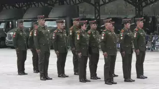 Integrantes de la Secretaría de la Defensa Nacional (Sedena)