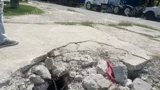 Piden reparación urgente de tramo dañado en el malecón de Champotón