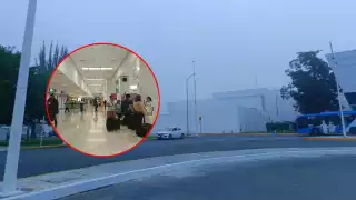 La neblina cubrió la zona del Aeropuerto Internacional de Mérida la mañana del 16 de agosto.