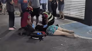 Mujer cae de segunda planta y moviliza a cuerpos de emergencia en la colonia Benito Juárez