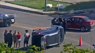 El percance marcó un Día del Amor y la Amistad accidentado