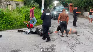 Dos menores lesionados tras choque en calles de Motul; CFE reparará daños