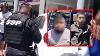 Los dos hombres fueron detenidos por la SSP