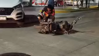 Autoridades agilizan tránsito tras accidente en la colonia Benito Juárez