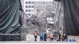 Las autoridades capitalinas confirmaron que las labores de búsqueda continúan en la zona del derrumbe