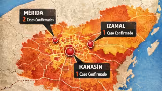 Se distribuyen los casos confirmados de sarampión en tres municipios de Yucatán