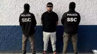 “El Cabezón” fue localizado y detenido en un domicilio de la avenida Lomas Verdes, municipio de Naucalpan en el Edomex
