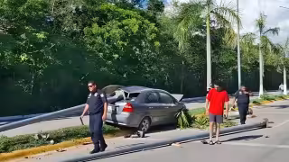 La Costera de Campeche registró dos accidentes viales el viernes 2 de octubre.