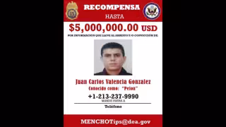 Autoridades estadounidenses acusan a Juan Carlos Valencia González de conspirar para fabricar y distribuir cocaína y metanfetamina