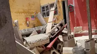 El derrumbe ocurrió en Villas de Oriente, Kanasín