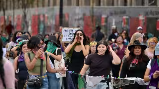 La movilización se realizó en el marco del Día de Acción Global por el Acceso al Aborto Legal y Seguro