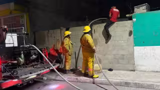 Movilización por incendio de colchón en la colonia Francisco I. Madero
