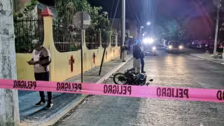 Agentes policiacos arribaron al lugar de los hechos