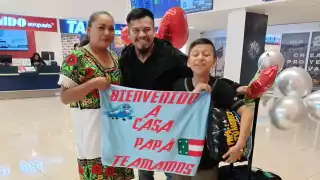 El paisano dijo que decidió regresar a su tierra natal porque su esposa se quedó sola tras el fallecimiento de sus padres