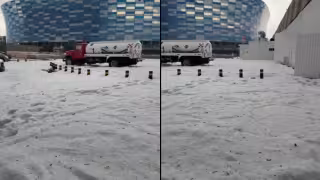 Así quedó la Angelópolis tras la granizada de este martes en Puebla.