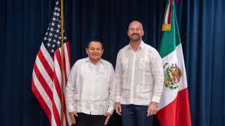Gobernador de Yucatán asiste a conmemoración a la Independencia de USA.
