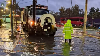 Afectaciones por lluvias en la CDMX de este martes.