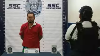 El sujeto fue puesto a disposición de la FGE Quintana Roo