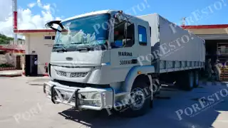 Se enviaron más de 3 mil bolsas de despensa, 317 cajas, siete toneladas de agua y una y media de atún.