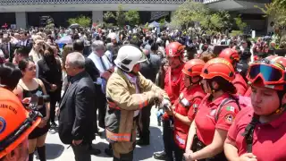 En la CDMX además se realizó una prueba del nuevo sistema de alertamiento a través de mensajes celulares,