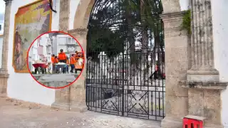 Colapsa arco del panteón de San Román en Campeche y daña varias lápidas