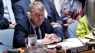 Lars Løkke Rasmussen,  ministro de Relaciones Exteriores de Dinamarca