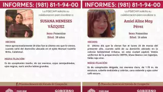 Tres menores no localizadas