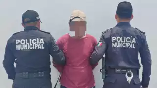 El hombre fue detenido por la policía de Progreso