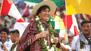 Evo Morales, expresidente de Bolivia
