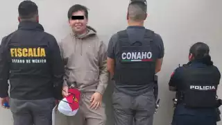 Fofo Márquez al momento de su captura en Naucalpan