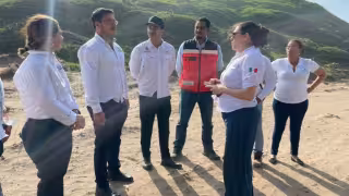 La reducción del material contaminante se constató durante una supervisión por la titular de la Secretaría de Protección Civil estatal