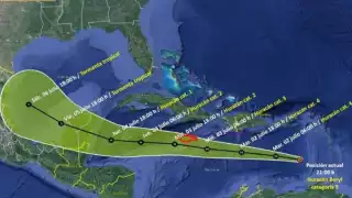 Esta será la trayectoria del Huracán Beryl
