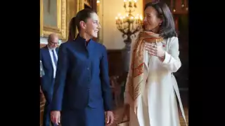 Este lunes la presidenta de México se reunió con Ana Botín, presidenta de Banco Santander