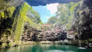 El cenote Xcajum significa "El lugar de los sonidos"