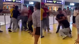 Un enfrentamiento violento se registró presuntamente en las instalaciones de Plaza Galerías Campeche.