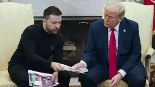 El presidente de Estados Unidos, Donald Trump, recibió en la Casa Blanca a su homólogo ucraniano, Volodimir Zelenski