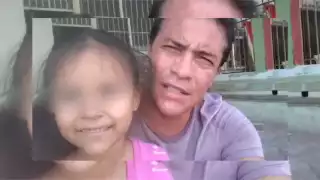 En un vídeo en vivo, el padre de la menor, conocido como "Mayino Showman", negó haber secuestrado a su hija en la colonia Tomas Aznar