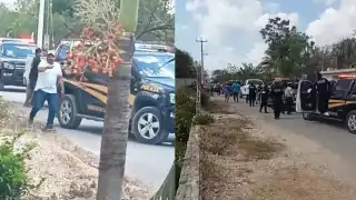 Un enfrentamiento de policías se registró en Izamal durante la detención de un grupo armado