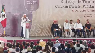 Familias de la colonia Luis Donaldo Colosio fueron respaldadas por el presidente AMLO