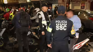 Agentes de la policía de Ciudad de México