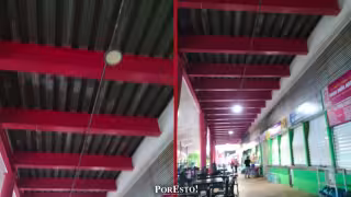 Mercado Alonso Felipe de Andrade: denuncian omisiones en alumbrado público