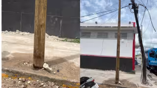 Piden a Telmex reparar daños tras sustitución de poste en Felipe Carrillo Puerto