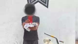 El hombre fue detenido con el botín que se había robado