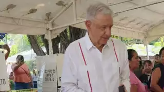El expresidente Andrés Manuel López Obrador reapareció publicamente desde que terminó su mandato para votar en esta elección judicial