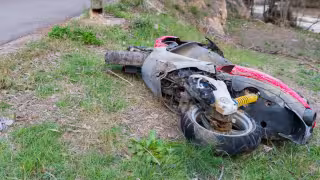 Accidente de moto (imagen ilustrativa)