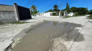Habitantes y repartidores exigieron al Ayuntamiento trabajos urgentes de rehabilitación vial.