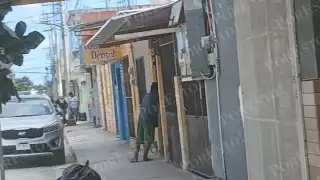 Vecinos sorprendieron a un presunto ladrón en la colonia Centro de Escárcega.