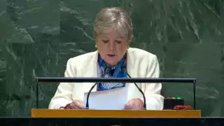 Alicia Bárcena Ibarra, secretaria de Relaciones Exteriores