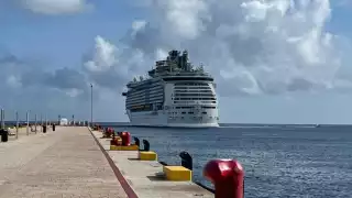 Son dos cruceros los que llegaron a Cozumel este sábado